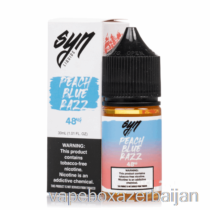 Vape Smoke Peach Blue Razz - Syn Salts - 30mL 48mg